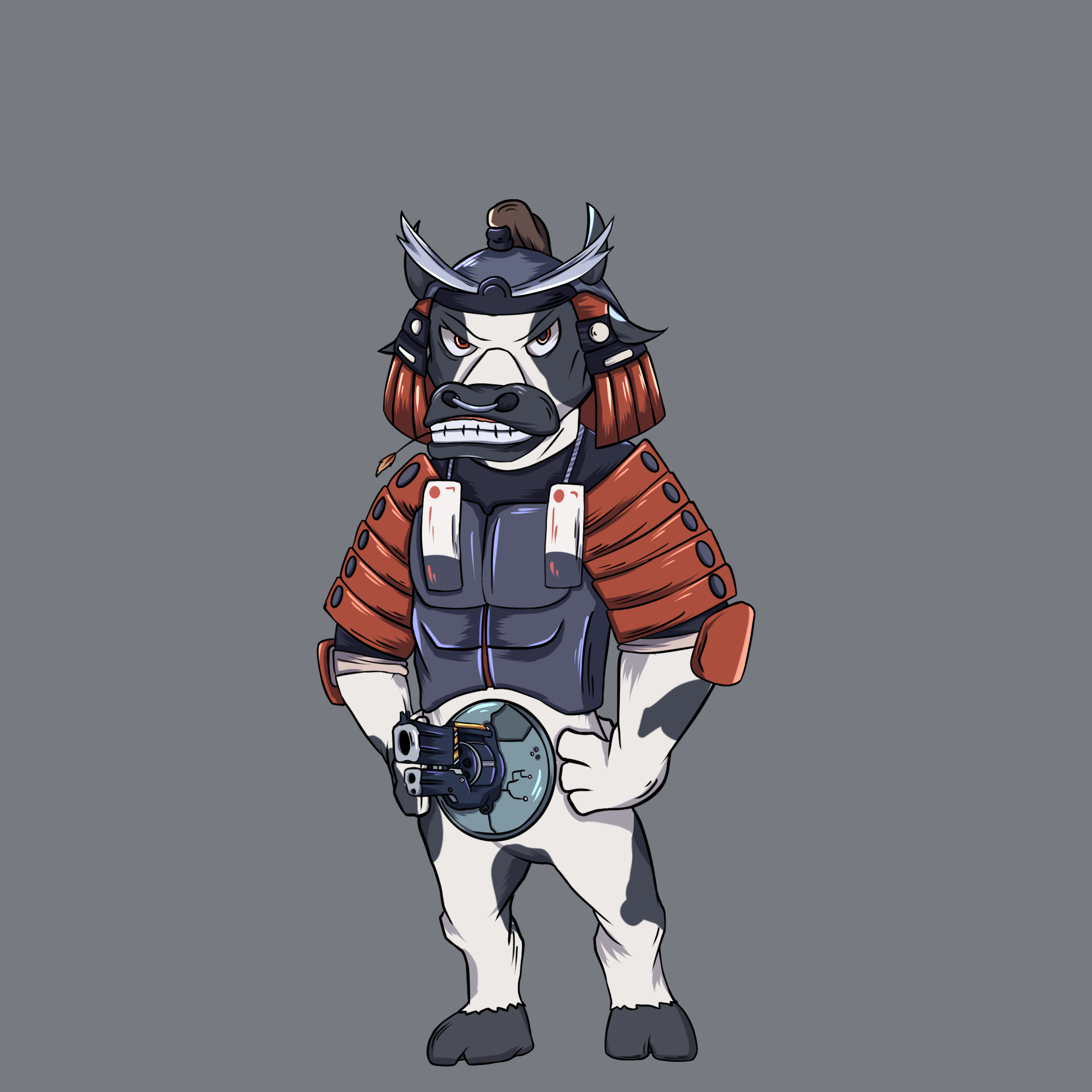 Warrior Cow Revolver
