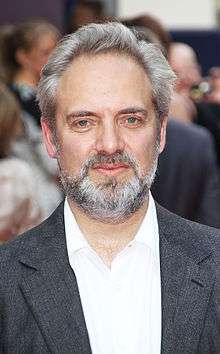 Sam Mendes at the premiere of the musical of Charlie and the Chocolate Factory.