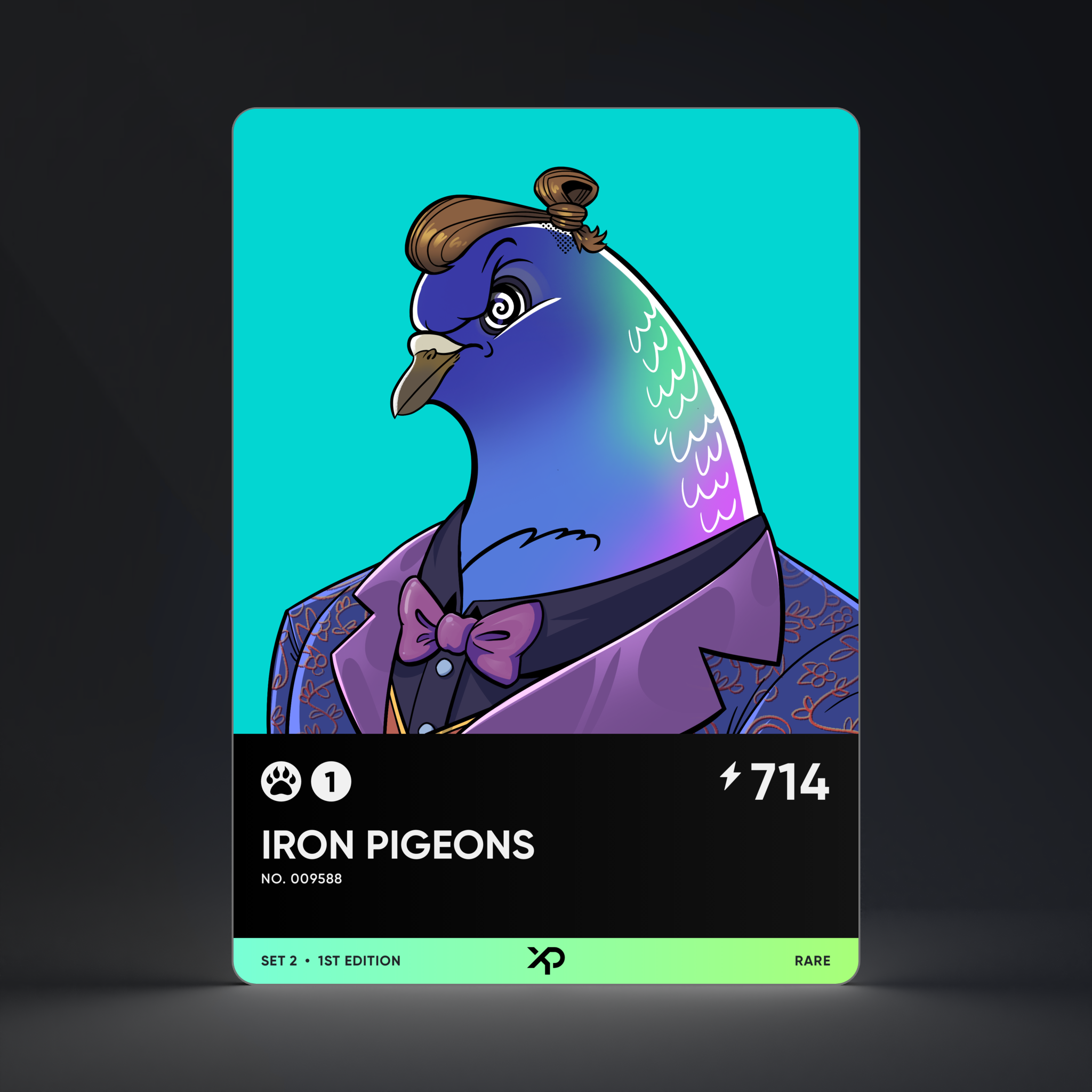 Iron Pigeon #9588 1st Edition