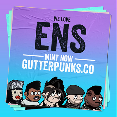Nft Gutter Punks Flyer - ENS