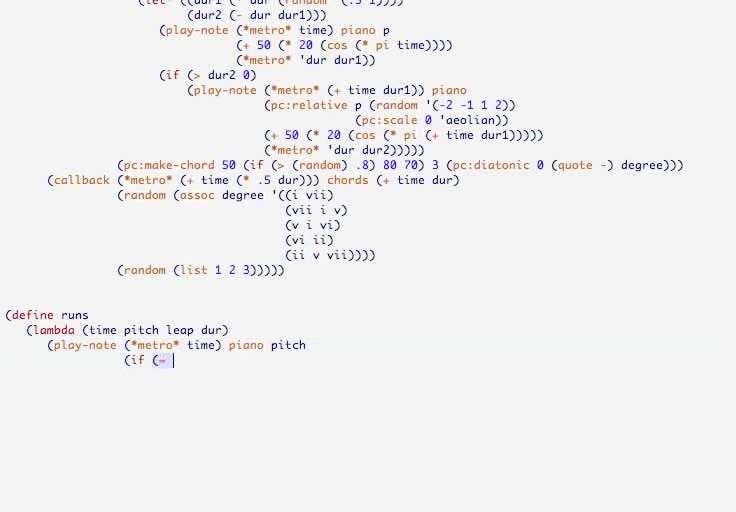 A Study in Keith: a live coding performance in Impromptu by Andrew Sorensen