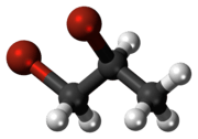 Dibromopropane molecule