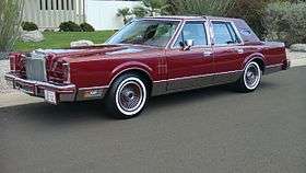 1980 Lincoln Mark VI Signature Series in red with leather fully optioned
