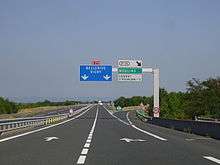 A719 autoroute towards Vichy. Exit 14