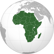 Map of African Union