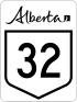 Alberta Highway 32 shield