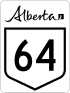 Alberta Highway 64 shield