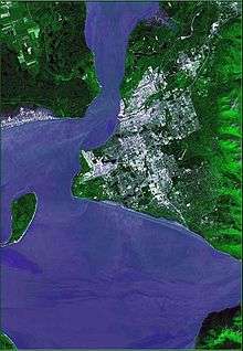 The Anchorage area from space