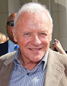 Photo of Sir Anthony Hopkins at the 2009 Tuscan Sun Festival in Cortona, Italy.