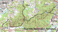 Blue Hills Reservation Parkways-Metropolitan Park System of Greater Boston