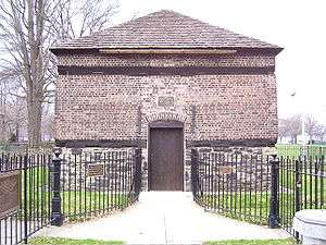  A picture of the Fort Pitt blockhouse built by the British in 1764; it is the oldest extant structure in the City of Pittsburgh.