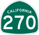 State Route 270 marker