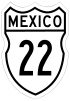 Federal Highway 22 shield