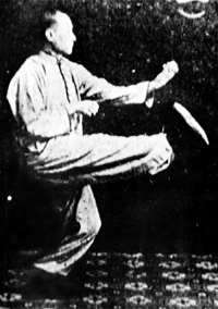 Chan Tzi Ching performing a technique