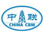 company logo, shown the Chinese word "中联" and English word "China CBM"