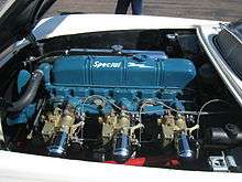 1953 Corvette Blue Flame engine