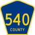 County Route 540  marker