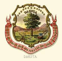 Dakota territory coat of arms