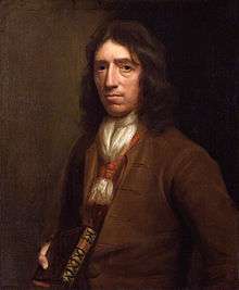 Oil on canvas portrait of Dampier holding a book