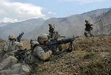 U.S Soldiers in action