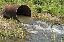 A typical stormwater outfall.