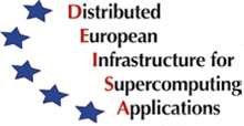 Distributed European Infrastructure for Supercomputing Applications Logo