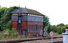 Princes Risborough North signal box pictured in 2009.