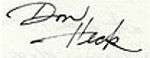 Signature of Don Heck