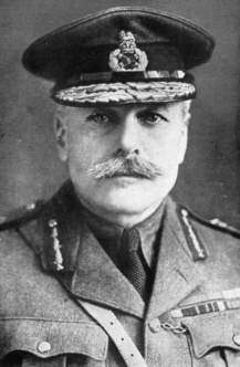 A man with a moustache wearing an army uniform and decorated cap