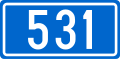D531 state road shield