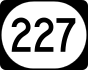 Kentucky Route 227 marker