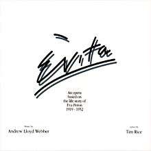 Cover of Evita album