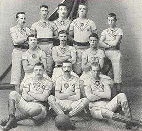 Players of the 1896 Örgryte IS Swedish Championship winning team