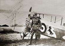 Baracca and his SPAD S.XIII