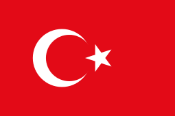 The flag of Turkey