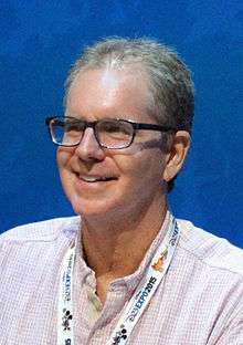 A photo of Chris Buck at D23 Expo in 2015.