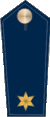 Blue epaulette with 1 golden star