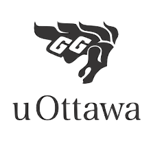 Stylized horse logo of the University of Ottawa athletics program, the Gee-Gees