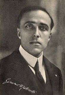 Socialist leader Giacomo Matteotti headshot in suit and tie