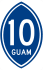 Guam Highway 10 marker