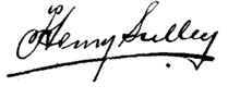 Henry Sulley's signature