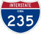 Interstate 235 marker