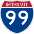 Interstate 99 marker