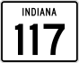 State Road 117 marker