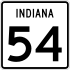 State Road 54 marker