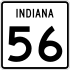 State Road 56 marker