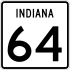 State Road 64 marker