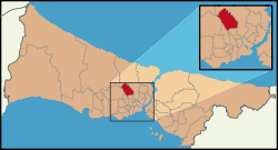 Location of Sultangazi in Istanbul and Turkey