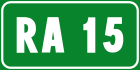 RA15 Motorway shield}}