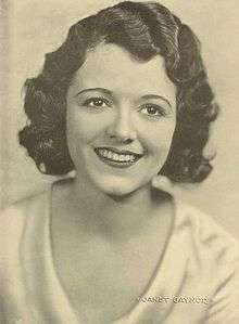 Publicity photo of Janet Gaynor for Argentinean Magazine in 1931.